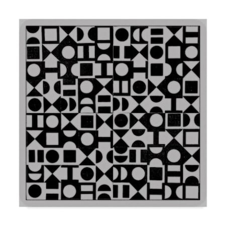 Peter McClure 'Basic Derivative Simulated Woodblock' Canvas Art,35x35